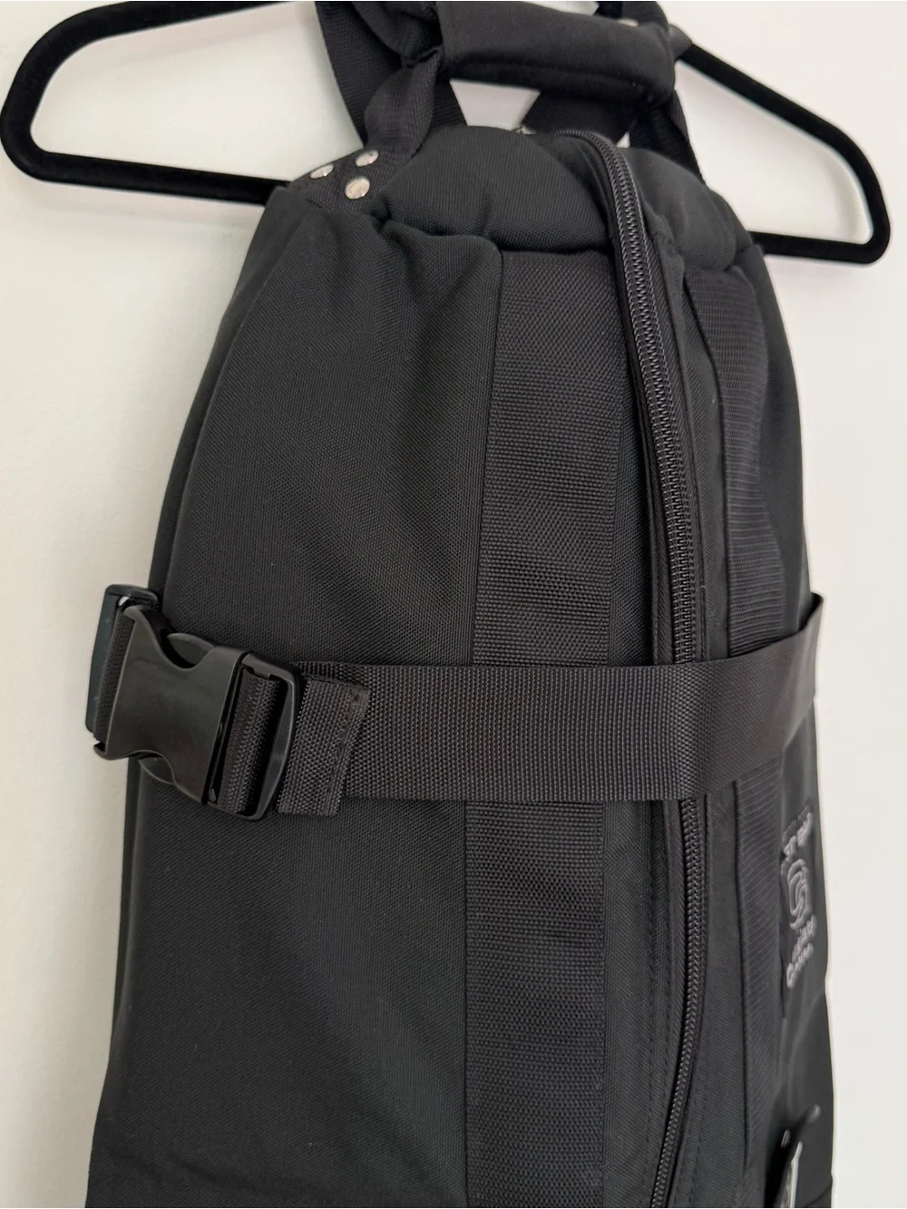 Club Glove Burst Proof w/ Wheels ll Golf Travel Bag USA Made Black Cordura EUC